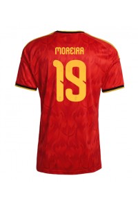 Belgia Diego Moreira #19 Jalkapallovaatteet Kotipaita MM-kisat 2026 Lyhythihainen